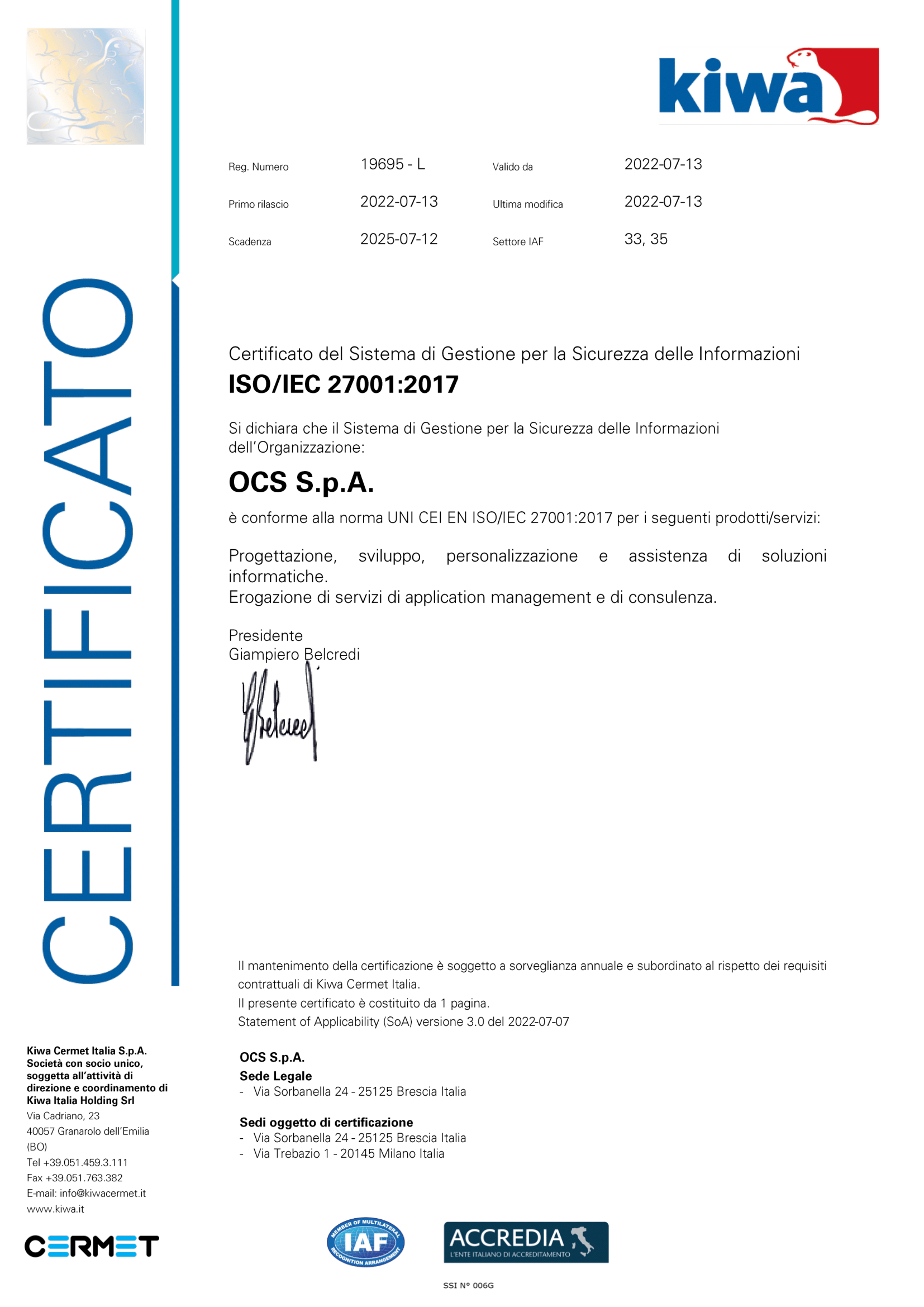 ISO 27001 Certificato OCS S.p.A.png